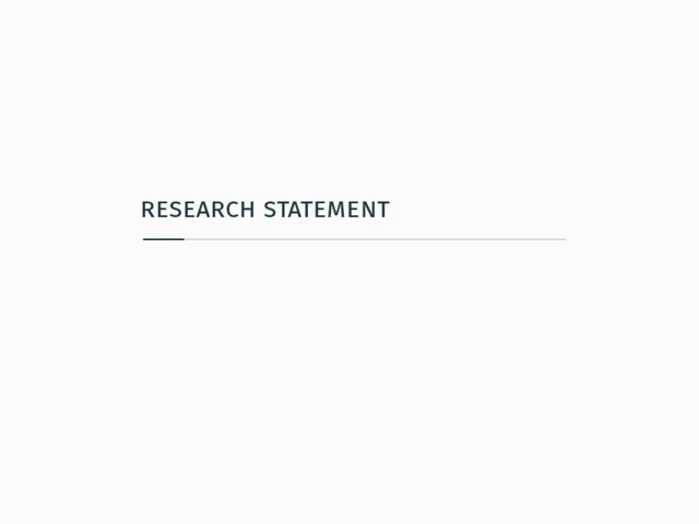research statement
