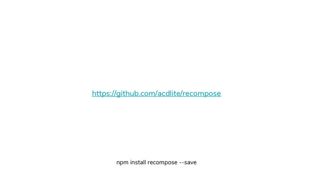 https://github.com/acdlite/recompose
npm install recompose --save

