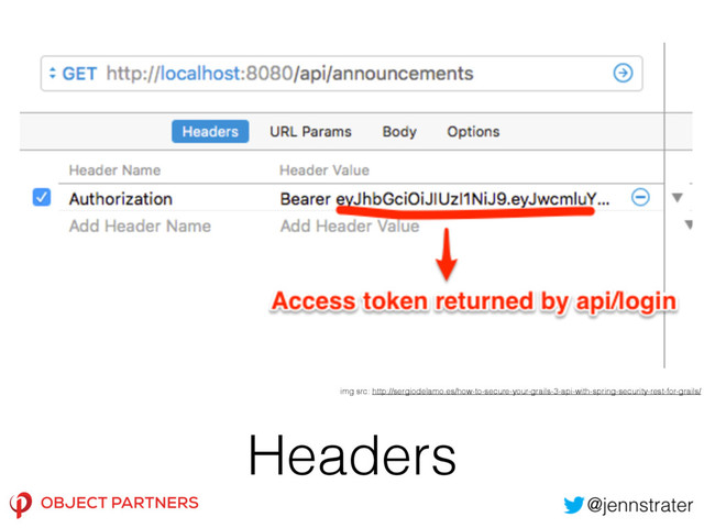 Headers
img src: http://sergiodelamo.es/how-to-secure-your-grails-3-api-with-spring-security-rest-for-grails/
