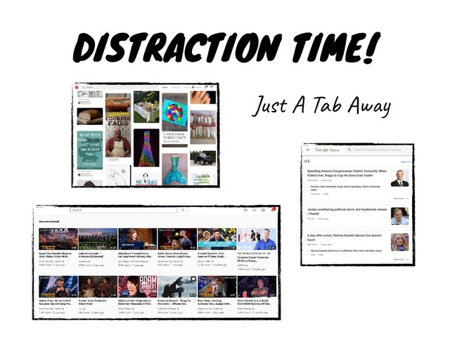 DISTRACTION TIME!
Just A Tab Away
