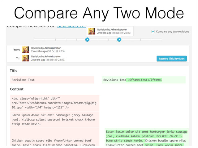 Compare Any Two Mode
