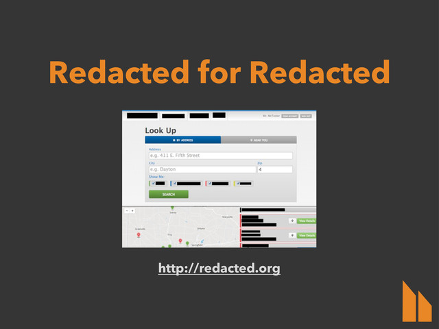 http://redacted.org
Redacted for Redacted
