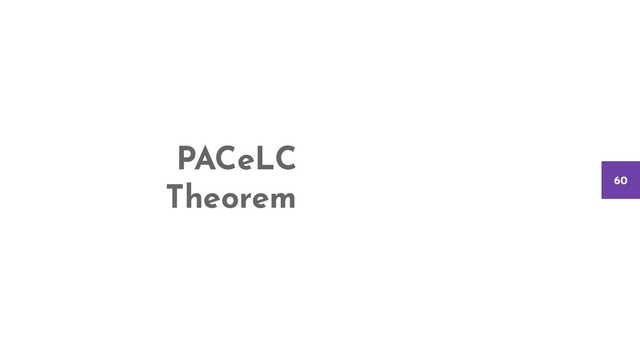 PACeLC
Theorem 60
