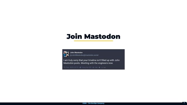 VSHN – The DevOps Company
Join Mastodon
4
