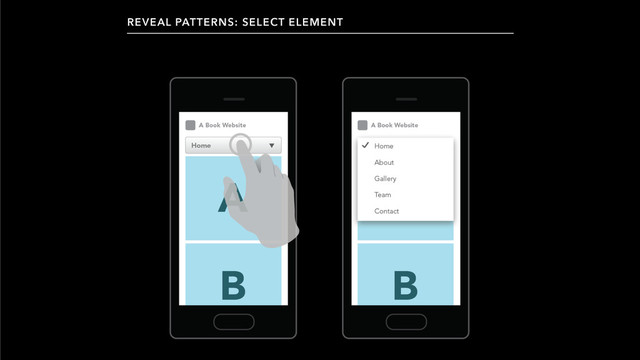 REVEAL PATTERNS: SELECT ELEMENT
