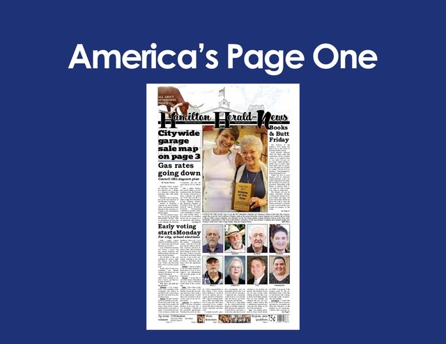 America’s Page One
3
7
4
1
5
9
10
11
12
13
8
14
6
17
15
16
2
75¢
Region, area
qualifiers
Page 8
Obituaries
Page 4
Delores White
Dale Caraway
Bill Shaffer
More
honorees
Page 2
H N
amilton Herald- ews
143nd Year Volume Sixteen Thursday, April 19, 2018 75 Cents
Early voting
starts Monday
For city, school elections
Early voting begins
Monday for Hamilton mayor,
city council and school board
elections set for May 5.
City of Hamilton residents
will choose a mayor and
two council members, and
HISD residents will elect two
school board members.
Jim McInnis is the sole
candidate for mayor, while
Jim Eidson, Jack Kindle,
Cody Morris and Raymond
Riley will vie for the council
seats.
In the school board race,
candidates are Brenda
Andrews, Dr. Randy Lee and
Amanda Thompson.
Hamilton Herald-News
asked each candidate to an-
swer a survey, and their re-
sponses are below:
Why have you filed for
this position?
McInnis- I was contact-
ed by a few members of the
community who believe in
my ability to be a good mayor
and who convinced me to file
for the position.
Eidson- Though I recently
moved to Hamilton, my fam-
ily has been part of the city
and county for more than 160
years. I have always consid-
ered Hamilton as my place of
origin. I moved here because
I love its history, culture and
traditions. Above all, I love
the people – independent,
caring – with one foot in the
past and the other in the fu-
ture. I believe, and have re-
peated often, that Hamilton
must change in order to stay
the same. I believe I possess
some skills and talents which
may be of use to the com-
munity (dancing is not one
of them). I offer them, and I
hope I have the opportunity
to help.
Kindle- I want to continue
to try and make Hamilton a
better place to live, to try to
improve our infrastructure
and serve the people of our
community.
Morris- I would like to
serve the citizens of Hamilton
and try to make a difference
in the future of this commu-
nity.
Riley- I have been on the
council for two years. I feel
that the council, the city man-
ager and mayor have made a
lot of improvement. I would
like to be re-elected so that I
can be a part of our city im-
provement.
Andrews- As a student of
HISD, I became a Hamilton
Bulldog at six years old. I
love Hamilton. I cherish all
the wonderful opportunities
Hamilton has given my fam-
Citywide
garage
sale map
on page 3
Gas rates
going down
By Maria Weaver
Hamilton Atmos custom-
ers will have a rate reduc-
tion effective Jan. 1, thanks
to a municipal coalition that
negotiates rates with energy
companies.
Hamilton City Council ap-
proved the rate reduction in
last Thursday’s meeting.
Instead of absorbing a
corporate tax rate reduction,
Atmos is passing the savings
through to the consumer, ac-
cording to City Administrator
Pete Kampfer.
“We will continue to nego-
tiate and always get the best
rate possible,” he said. “This
is a mechanism for how this
works through the Railroad
Commission and also the
most logical way to address
it.”
After a public hearing,
the council ratified a recom-
mendation from the Planning
and Zoning Commission to
issue a specific use permit
for 722 W. Hill; and OK’d a
letter of support for Hamilton
County Hospital District,
the Hamilton Chamber of
Commerce hotel and motel
financial report, Hamilton
Economic Development
Corporation quarterly finan-
cials, expenditure of munici-
pal court security funds, a
five-year lease of a backhoe
tractor and an extension of
an agreement with Pathway
See Page 13
Books
& Butt
Friday
The Friends of the
Library’s 2018 Books and
Butt event is this Friday at
Hamilton Public Library.
Kent Wenzel’s delicious
“Bite My Butt” pork butt
sandwiches will be available
onsite or as carryout from
11 a.m. until 2:30 p.m. for
$8 a plate, which includes a
pickle, bag of potato chips
and bottled water or iced tea.
Carry out orders are available
by calling 254-386-3474 or
emailing hamiltonpublicli-
brary.texas@gmail.com.
Orders for five or more
lunches will be delivered
within Hamilton or the out-
skirts if requested. Pre-orders
the day before would be ap-
preciated, with pickup at the
library or delivery after 11
a.m. April 20. Cash or check
only; sorry, no credit cards.
The Friends will also be
selling individual servings
of homemade desserts for $1
each. Tables and chairs will
be provided under shelter for
those who wish to visit with
friends and family over lunch
or read a new book they just
bought for pennies on the
dollar.
See Page 13
CITIZEN OF THE YEAR- Lucy Lee is the 2017 Hamilton Chamber of Commerce Citizen of the Year. She was pre-
sented the award by Toni Lanfranco Monday night at the annual chamber awards banquet at Crossfire Cafe at Circle
T Resort. Other award recipients were Business of the Year Rejuvenation Station, Business Person of the Year Andy
McMullen, Agriculturist of the Year Colin Melton, Volunteers of the Year Rodney Craddick and Garland Anglin and
Teachers of the Year Cindy Craig, Shelley Hale and Stephen Heers. Staff Photo
McINNIS EIDSON KINDLE MORRIS
RILEY ANDREWS LEE THOMPSON
ily. I feel a responsibility to
this district. I have always
been a Bulldog as I received
all of my primary and sec-
ondary education at Hamilton
ISD. I did my student teach-
ing at HHS and taught here
for 34 years and I have been
recognized for my contribu-
tions to the field of education
locally, regionally and state-
wide.
I consider myself a posi-
tive, encouraging and ap-
proachable person who is an
avid advocate for education.
I represent the community
on the board as I am familiar
with our schools, our teach-
ers, parents, and students.
The board is responsible
for the multi-million-dollar
budget of all three campuses,
their students and employees.
Conservatively providing a
world-class education for our
students is my number one
priority. The students always
are my first concern when
making decisions that come
to the board. Putting students
first not only benefits our
children, but also our com-
munity. I firmly believe that
a student-first approach pro-
vides the best return on our
tax dollar investment.
Lee- I am seeking reelec-
tion as school board trustee
for HISD. I am proud of the
progress made by the ad-
ministrative team. I feel like
we are blessed with a strong
board that works exception-
ally well together.
Thompson- I would like
to be on the school board to
represent my community and
affect the education of the
students in our community.
I believe that consistent in-
See Page 5
Council OKs daycare plan
all about
Longhorns,
Page 6
Ag essay
winners
Page 7
