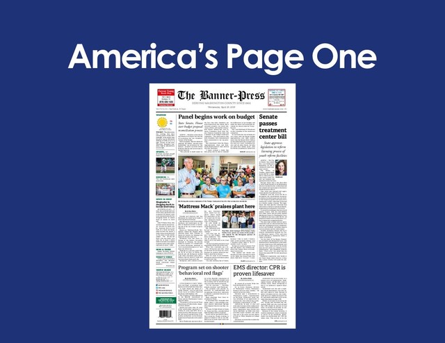 America’s Page One
By Arthur Hahn
arthur@brenhambanner.com
Friends and relatives told Jim
McIngvale he would never make it
in the furniture business.
But McIngvale went from selling
furniture and mattresses on the
side of Houston’s streets to becom-
ing one of the city’s most recogniz-
able faces.
Known as “Mattress Mack,” Mc-
Ingvale visited the Tempur Sealy
mattress plant here Tuesday to
thank the facility for helping him
make his dream come true.
McIngvale now has three lo-
cations of his Gallery Furniture
business in Houston, his success
fueled by hammy TV commercials
in which McIngvale promised to
“save you monnnnnnneyyyyy” and
same-day deliveries.
Working as a grocery store bag-
ger for $3 an hour in Dallas, the
then-28-year-old McIngvale landed
a job with a furniture store there,
riding a bus two hours to work and
two hours back home each day.
McIngvale, with a desire to start
his own furniture
store, asked his em-
ployer “where would
be a good place in Tex-
as” to open one. He was
told, “Houston’s a boom
town. Try Houston.”
So with $5,000 in
cash, he and his wife
Linda did just that.
But, McIngvale said,
he had “an unfair ad-
vantage.”
“And that was de-
sire,” he told Tempur
Sealy employees. “You
can do anything you
want to do if you want to do it bad
enough.
“We started selling furniture and
mattresses off the side of the road.”
When they eventually got a lo-
cation, McIngvale said they “slept
at the store for the first two years,
because we couldn’t afford for any-
body to steal the inventory.”
After 40 years in the business,
McIngvale said he still enjoys going
to work every day.
“I’m still working lots of hours,
because I like to work. I believe
work is life’s greatest therapy, and
I wouldn’t know what to do if I
wouldn’t work,” he said.
McIngvale said his business “had
ups and downs,” but credited sup-
pliers like Tempur Sealy with help-
ing in his success.
“Our number one vendor over
the past 40 years, starting way back
in the 1980s, has always been this
plant right here,” he said. “I came
HERE & THERE
Happy birthday wishes
today go to LILA STEELE ...
TODAY’S VERSE
“A fool spurns his father’s
discipline, but whoever
heeds correction shows
prudence.”
Proverbs 15:5
TONIGHT: Thunderstorms
this evening, then skies
turning partly cloudy after
midnight. A few storms may
be severe. Low 62. SSE winds
shifting to WNW at 10 to 15
mph. Chance of rain 90%.
Thursday: Abundant sun-
shine. High 81. Winds NW at
10 to 20 mph.
NEWS IN BRIEF
© 2018
Brenham Banner-Press LTD
SUBSCRIBE TO
THE BANNER-PRESS
CALL 979-836-7956
WEATHER
SPORTS, 4A
Brenham baseball playoff
hopes take hit with loss.
BUSINESS, 5A
Two new businesses open
downtown.
79
62
please recycle
after reading
Ringleader in
dragging death to
be executed today
HUNTSVILLE (AP) — A
man who orchestrated one
of the most gruesome hate
crimes in U.S. history is set
to be executed today for the
dragging death of James
Byrd Jr. nearly 21 years
ago.
John William King, who
is white and an avowed rac-
ist, was put on death row
for chaining Byrd to the
back of a truck and drag-
ging his body for nearly 3
miles along a secluded road
in the piney woods outside
Jasper. The 49-year-old
Byrd, who was black, was
alive for at least 2 miles
before his body was ripped
to pieces in the early morn-
ing hours of June 7, 1998.
Vol. 153 No. 82 | One Section, 10 Pages www.brenhambanner.com | $1
Readings for the 24-hour
period ending at 7 a.m. today:
MEDICAL ARTS
DRUG CO.
207 E. Academy 836-3687
COMPLETE PRESCRIPTION SERVICE
DRIVE-THRU PHARMACY • VITAMINS
PUBLIC FAX
Mon. -Fri. 8 a.m. - 6 p.m. • Sat. till 1 p.m.
We Deliver
Forever Young
Resale Shop
702 E. Alamo
Brenham, TX
(979) 836-1430
Donations Welcome
SERVING WASHINGTON COUNTY SINCE 1866
Wednesday, April 24, 2019
The Banner-Press
WATER USAGE
Lake Somerville full stage: 238.0.
Lake level at 7 a.m. today: 239.88.
City of Brenham water usage:
April 23: 2.317 million gallons
Rainfall this month: 4.41”.
Rainfall this year: 14.15”.
Average annual rainfall: 45.34”.
BANNERPRESS
THE BANNER-PRESS
THEBANNERPRESS
@BP_1866
Panel begins work on budget
AUSTIN — Members of the House
and Senate have begun the process
of reconciling the two chambers’
version of the budget
Both proposals allocate identical
amounts, $9 billion, towards state
leaderships’ top priorities for the
session — property tax relief, school
funding reforms and an increase in
teacher salaries.
“This process is made easier by
the fact that both chambers are
prioritizing three key issues, that’s
certainly property tax relief, edu-
cation reform and teacher salary,”
said Flower Mound Sen. and Fi-
nance Committee chair Jane Nel-
son, Finance Committee chair and
a member of the budget conference
committee. “The good news is that
both chambers have demonstrated
their commitment to our top prior-
ities.”
Her counterpart from the House,
Appropriations chair and Rich-
mond Representative John Zerwas
was also optimistic.
“I know without a doubt that
this group will be able to consider
the differences in our budgets and
make the smart and reasonable de-
cisions for what is best for Texas,”
he said.
Sen. Lois Kolkhorst (R-Brenham)
is also a member of the conference
committee.
In raw totals the two versions are
very close, with the Senate budget
appropriating only $300 million
more than the House’s $116.5 billion
in non-dedicated state revenue over
the next two years. Including fed-
eral and all other funds, the bills
are about $3.4 billion apart, with
the Senate proposing to spend that
Senate
passes
treatment
center bill
State approves
legislation to reform
licensing process of
youth reform facilities
AUSTIN — The Tex-
as Senate has passed
Sen. Lois Kolkhorst’s
legislation on the li-
censing of youth treat-
ment centers.
The Senate on
Tuesday passed Kolk-
horst’s SB 781, a major
bill to reform the pro-
cess of how youth cen-
ters are licensed and
operated across the state.
Passage comes only a few days after
a youth being housed at the Bluebonnet
Haven treatment facility in Brenham left
the campus and used a pipe to threaten a
Brenham police officer.
That youth was charged with aggra-
vated assault of a public servant.
Kolkhorst said she wrote SB 781 to
strengthen the requirements necessary
to obtain a license to open any new facili-
ty and requires a public hearing so that a
community is fully informed and heard
as a facility seeks a license. The legis-
lation also lists specific violations that
will lead to a facility’s license probation,
suspension and ultimately revocation.
To avoid the challenges that have faced
Austin County with the now-defunct
Five Oaks center and the newly opened
Bluebonnet Haven in Washington Coun-
ty, Kolkhorst said that under SB 781, all
proposed centers will be required to cre-
ate a community engagement plan.
The plan must include both an opera-
tional plan and an educational plan that
take into consideration local community
review and feedback, including impacts
on local schools and law enforcement.
Another sweeping change will be to
require collaboration between the Tex-
as Education Agency (TEA) and state
health officials to collaborate before a
center is licensed.
“As the chair of the Senate Commit-
tee on Health and Human Services, I am
dedicated first and foremost to the safety
of every child in our CPS and foster care
system. Texas must see that the system
does not fail either our children or our
communities,” said Kolkhorst (R-Bren-
ham). “That’s why I am proud that the
Senate has passed SB 781 with bipartisan
support.
Kolkhorst’s legislation now heads to
the Texas House where District 13 Rep.
Ben Leman (R-Iola) will push for pas-
sage.
‘Mattress Mack’ praises plant here
EMS director: CPR is
proven lifesaver
By Arthur Hahn
arthur@brenhambanner.com
By almost all accounts, Mike Ant-
kowiak shouldn’t be alive.
Or as Kevin Deramus, director
of Washington County Emergency
Medical Services said Tuesday, “He
should not be here today.”
Deramus gave a presentation to
Washington County commissioners
on the latest “lifesaving” event, tak-
ing advantage of an opportunity to
promote the value of knowing cardio-
pulmonary resuscitation, or CPR.
Antkowiak, he said, is alive and
well today because of the combined ef-
forts of a neighbor, well-trained emer-
gency dispatchers Julie Neville and
Jerod Hartfield, an EMS crew that
provided expert medical care when
they got to the scene and the efforts
of Scott & White Hospital in College
Station.
Deramus recounted the incident for
commissioners:
Antkowiak was on his tractor in a
remote area of southwestern Wash-
ington County, off FM 2502, when it
became stuck. While attempting to
free it, he suffered a massive heart
attack.
Antkowiak’s son Jon and a neigh-
bor, Chuck Buechmann, saw this un-
fold and rushed to help. Because of
spotty cell phone service, Jon Antko-
wiak drove to a higher location to call
911 and guide responders to the scene
while Buechmann began CPR.
Within 33 seconds of receiving the
call, Neville and Hartfield has dis-
patched EMS and also said advised
that CPR should be started (it had
been). In another 40 seconds, an am-
bulance roared from the station.
Because of the remote location, it
took the ambulance about 13 minutes
to arrive. In the meantime, Buech-
mann was performing the CPR the
whole time. That proved to be the
State Senate, House
start budget proposal
reconciliation process
Program set on shooter
‘behavioral red flags’
By Arthur Hahn
arthur@brenhambanner.com
A free program to teach “behav-
ioral red flags” of potential mass
shooters will be held here Saturday.
“A Look Inside the Mind of a
Public Shooter” will be held from
10 a.m.-2 p.m. at Cowboy Church of
Brenham, 4400 Highway 105.
The training is being sponsored
by the Sheriffs’ Association of
Texas and the Washington County
Sheriff’s Office.
The speaker will be retired Texas
Department of Public Safety inspec-
tor Marx Howell.
Howell has more than 50 years
of law enforcement experience, in-
cluding 32 years with DPS. He is a
graduate of the FBI National Acade-
my and is and considered one of the
leading authorities on the forensic
application of hypnosis in the police
field.
Steve Westbrook, executive direc-
tor of the Sheriffs’ Association of
Texas and a Brenham resident, said
the training will be beneficial not
only law enforcement personnel.
“It’s for everyone — churches,
schools, teachers,” said Westbrook.
The program will provide in-
struction on understanding and
recognizing behavioral indicators
to identify a potential threat by an
angry person.
Mass shootings have been in-
creasing in Texas,
In November 2017, 26 people were
killed when a rifle-wielding gun-
man entered Sutherland Springs
First Baptist Church near San An-
tonio.
At Santa Fe High School in Santa
Fe, Texas, last May, a student killed
eight students and two teachers.
Lunch will be provided for Satur-
day’s program. People wanting to
attend or asked to call or text 830-
5605 so an accurate meal count can
be determined.
Kolkhorst
Arthur Hahn/Banner-Press
Jim McIngvale praises employees of the Tempur Sealy plant here for their production standards.
Arthur Hahn/Banner-Press
Roy Finke, plant manager of the Tempur Sealy
facility here, points out some of the produc-
tion aspects for Jim McIngvale (center) of
Gallery Furniture.
PLANT continued on A3
BUDGET continued on A3
CPR continued on A2
