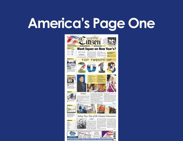 America’s Page One
BY VINCE LEIBOWITZ
vince@coloradocountycitizen.com
Editor’s Note: This is the first of a two-
part series wrapping up 2018 that will ap-
pear in The Colorado County Citizen. Next
week, we will announce our Newsmakers of
the Year for 2018.
In the annals of history, 2018 will go
down as an important year for Colora-
do County.
Water features prominently in the top
20 stories of this year: 2018 was the year
local officials stood up (for the second
time in two decades) to defend the coun-
ty’s groundwater supply from a hazardous
waste, and that two cities continued to
grapple with water quality issues.
Too, 2018 was a year of renewal and
hope for the county, which suffered dev-
astating flooding in September 2017 in the
aftermath of Hurricane Harvey.
In 2018, Columbus showed it had re-
covered with a better-than-ever Magnolia
Days Festival, which served as a com-
ing-out-party of sorts for the city that was
beleaguered with three major floods in the
span of three years.
Case Beken, the young Weimar man who
battled brain cancer and made it to the Col-
orado County Fair to see his steer, Casper,
named Grand Champion, also offered coun-
ty residents a glimpse of renewing hope.
Those were just a few of the major sto-
ries from 2018. Here is a recap of the top
20 stories of the year in Colorado County
for 2018, as compiled by our staff.
P. O. Box 548 • 2024 Highway 71 • Columbus, TX 78934 • (979) 732-2304 • publisher@coloradocountycitizen.com
WINDSHIELD
XPRESS
AUTO GLASS
2035 Milam • 979-732-6269
“Where quality makes the difference”
$1.00 Vol. 161, No. 52 coloradocountycitizen.com Wednesday, December 26, 2018
Remember to thank a Veteran
and Serviceman every day!
24 pages, 4 inserts
LAGRANGEFORD.COM
800.375.6461 | 979.968.6461
1605 W. Travis St. | La Grange, Texas
Four
gridiron
players
named
All-State
SPORTS, 8
Sidney Frey: One of the Greatest Generation
■ TOP 20, 21
COLORADO RIVER
at Columbus
A Look Back ...............................................3
Amusements ...........................................15
Applause ...................................................5
Around The County ....................................6
Church Page ............................................17
Classifi eds ...............................................22
Sports .................................................8-10
Obituaries .................................................2
Police & Courts ..................................16-17
Viewpoints ...............................................4
MLK Day
celebrations set in
Columbus
The date of the 2019 Martin
Luther King Day March
has been set in Columbus,
6.
BGC Shops with
cops
The Boys & Girls Club
of Champion Valley’s
Columbus Club recently got
to shop with a cop, 15.
The crowning of Mr. and
Mrs. CHS and snow in
Eagle Lake top this week’s
look back at Colorado
County history, 3.
COMING EVENTS
AROUND THE COUNTY
A LOOK BACK
ALSO INSIDE
A month-by-month look
back at the news of 2018,
20.
2018 RECAP
1. Fighting For Our Water
2. Case Beken Gives Us Hope, Leaves A Legacy
3. Colorado Materials Comes And Goes
4. Uproar in Eagle Lake
5. Water Improvements Take Center Stage
6. Discord in Oakland
7. Weimar Grapples With Manufactured Homes
8. Rice CISD Passes A Bond
9. Weimar Works For Aff ordable Housing
10. Beason’s Park Reopens
11. Etta Moten Barnett Honored
12. Area Schools Move To Turf Fields
13. Magnolia Days Survives Another Day
14. County Gets Two New Athletic Directors
15. School Threats & Safety
16. Columbus Boys & Girls Club Gets New Home
17. Cities Grapple With Mental Transport Changes
18. Weimar Puts Reins On Horses
19. Election 2018 in Colorado County
20. Gambling raids in Garwood and Eagle Lake
n
n
n
n
Want liquor on New Year’s?
BY BOB LOWE
Special To The Citizen
Sidney Frey was the only
child born to Peter and Illian
Frey of Colorado County, in
their farmhouse, in 1925. Their
farm was located just north of
today’s Interstate 10 and less
than a mile east of FM 949.
During his youth, Sidney
helped his mother and dad
grow cotton, corn, peanuts, and
raise cattle. He attended Mentz
School for grades one through
seven, and then Bernardo
School for the eighth grade.
Next, he attended Columbus
High School, but dropped out
before the summer of 1944.
Sidney turned 18 as World
War II was at its peak and all
eligible young men were need-
ed for the war effort. He joined
the Navy rather than waiting to
be drafted.
In late 1944, Sidney was
sent to Boise, Id., for 7 weeks
for his basic training. After a
leave to visit home, he was or-
dered to Solomon, MD, where
he was assigned to a landing
craft infantry ship, (LCI 1069).
Solomon was located near the
Chesapeake Bay and noted for
its shipyards where Naval ships
were built and amphibious in-
vasion forces were trained.
His LCI was 150 feet long and
manned by a crew of 34 sailors.
BY VINCE LEIBOWITZ
vince@coloradocountycitizen.com
Those wishing to celebrate
the New Year’s Day holiday with
a favorite cocktail may wish to
stock up prior to the holiday,
as liquor can’t be sold in Texas
package stores on New Year’s
Day, thanks to a law passed by
the Texas Legislature in 1979.
Texas also bans the sale of li-
quor on Christmas Day—one of
25 states to do so.
The sale of liquor in Texas on
Christmas Day has been banned
since 1967.
Staff at area liquor stores are
encouraging local residents who
TOP TWENTY OF
BANKFULL
FLOOD
STAGE
FLOW
Levels are as of 3:30 p.m. Friday, Dec. 21, 2018
4752
14.53
34
30
AREA LIQUOR STORE NEW
YEAR’S EVE HOURS
COLUMBUS: The Vintage Shop: 10 a.m. – 9 p.m.
WEIMAR: Main Package Store: 10 a.m. – 9 p.m.
EAGLE LAKE: Liquor Barn: 10 a.m. – 9 p.m.
Stock up early
■ NYE, 7
■ FREY, 7
Sid ney aboard LCIR 1069.
