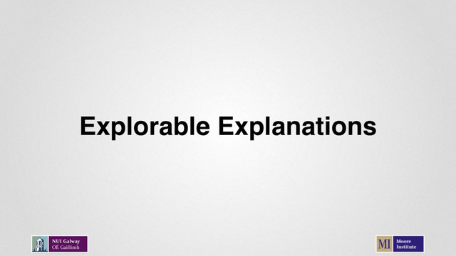 Explorable Explanations
