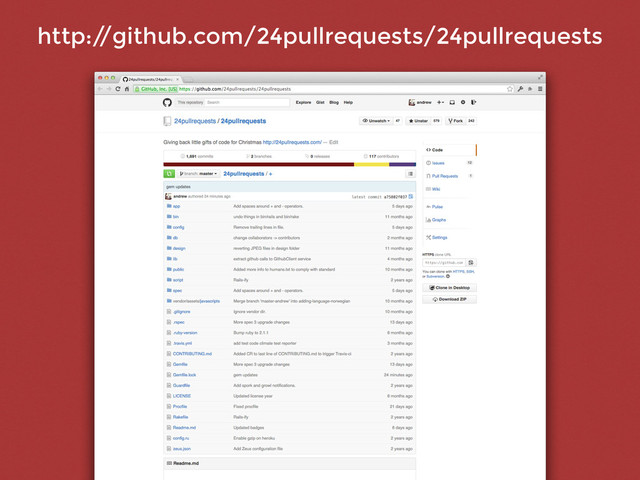 http:/
/github.com/24pullrequests/24pullrequests
