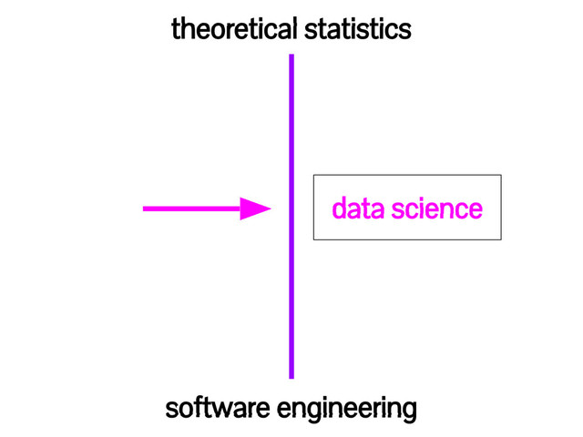 theoretical statistics
software engineering
data science
