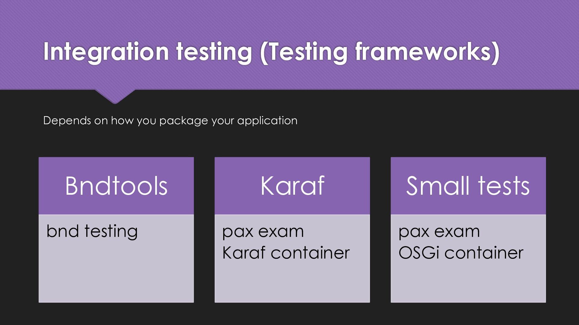 Eclipsecon 2019 - Testing OSGi applications - Speaker Deck