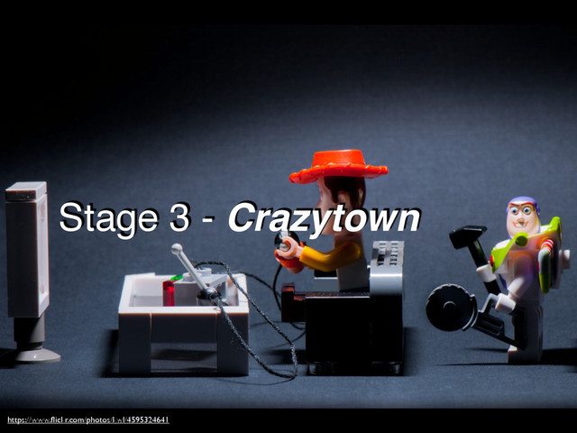 Stage 3 - Crazytown
https://www.ﬂickr.com/photos/kwl/4595324641
