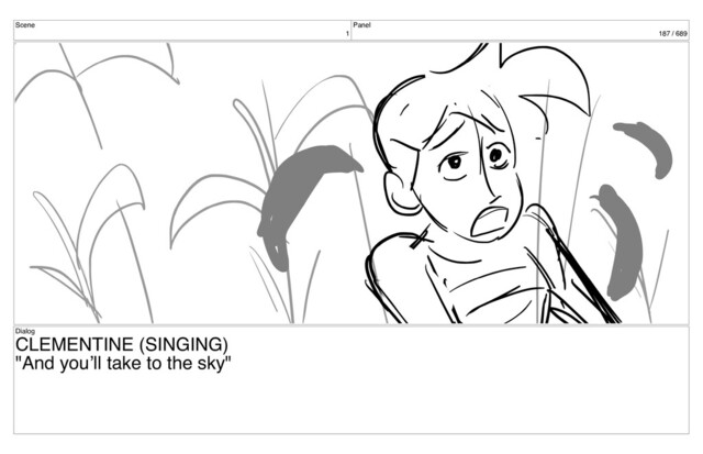 Scene
1
Panel
187 / 689
Dialog
CLEMENTINE (SINGING)
"And you’ll take to the sky"
