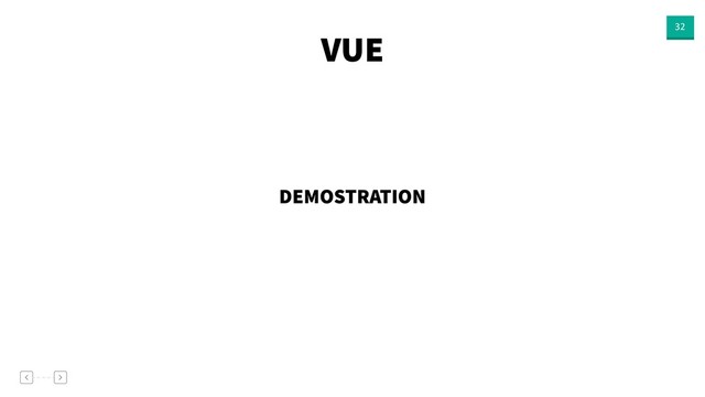 VUE 32
DEMOSTRATION
