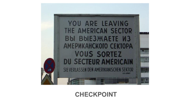 CHECKPOINT
