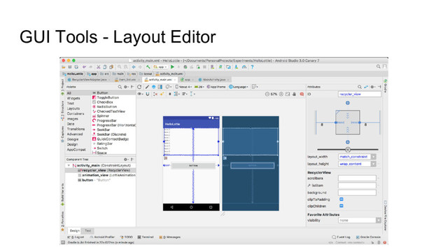 GUI Tools - Layout Editor
