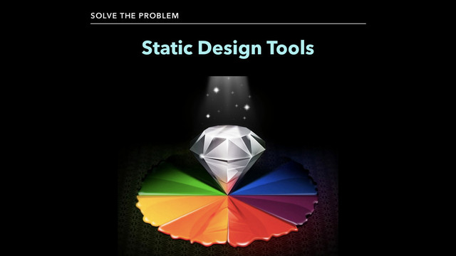 Static Design Tools
SOLVE THE PROBLEM
