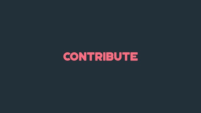 contribute
