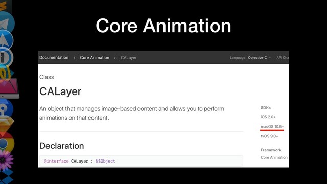 Core Animation
