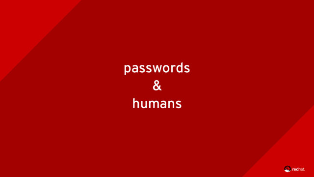 passwords
&
humans
