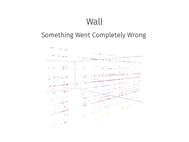 Wall
Something Went Completely Wrong
