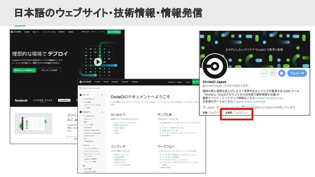 日本語のウェブサイト・技術情報・情報発信
