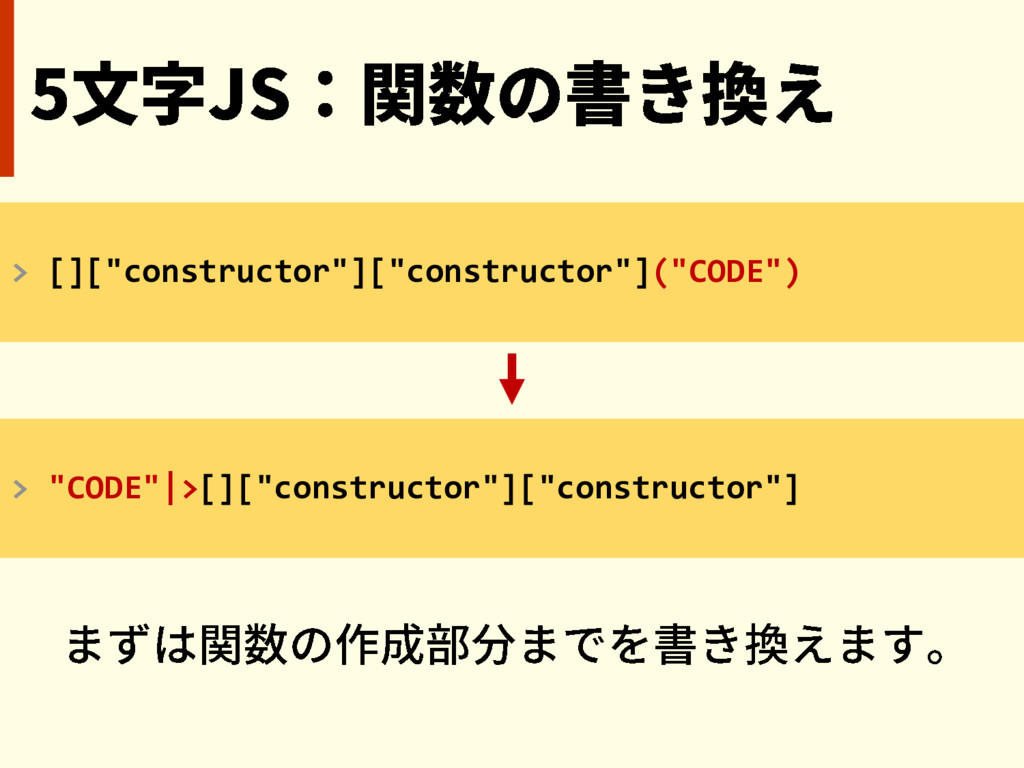 5文字で書くjavascript Shibuya Xss Techtalk 10 Speaker Deck