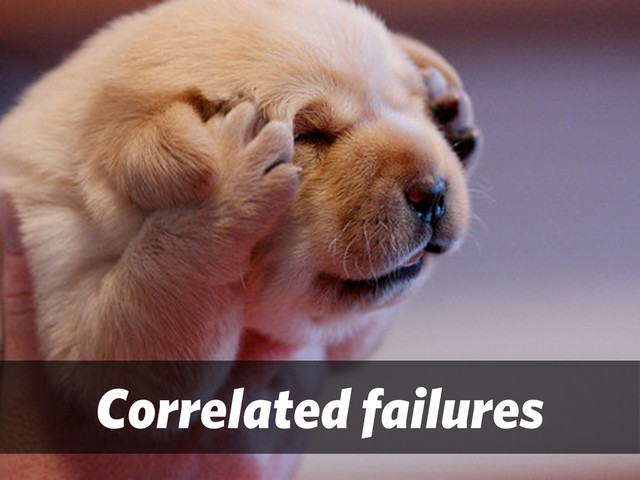 Correlated failures

