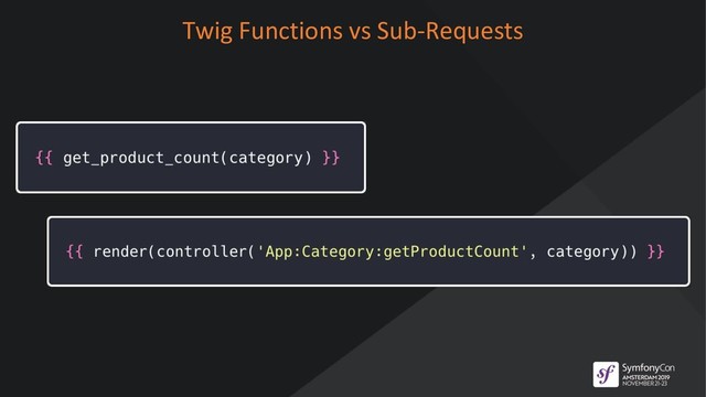 Twig Functions vs Sub-Requests
