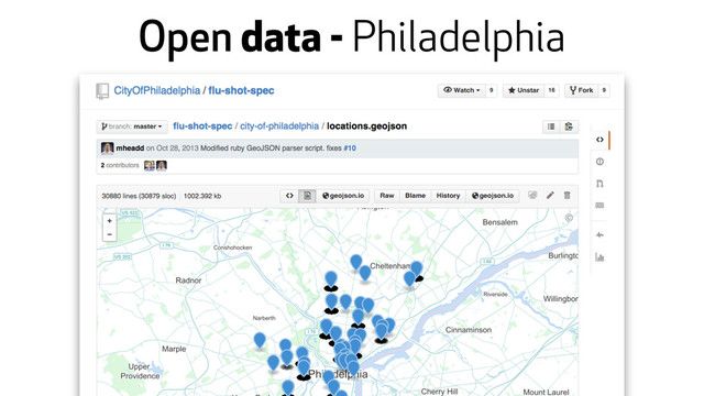 Open data - Philadelphia
