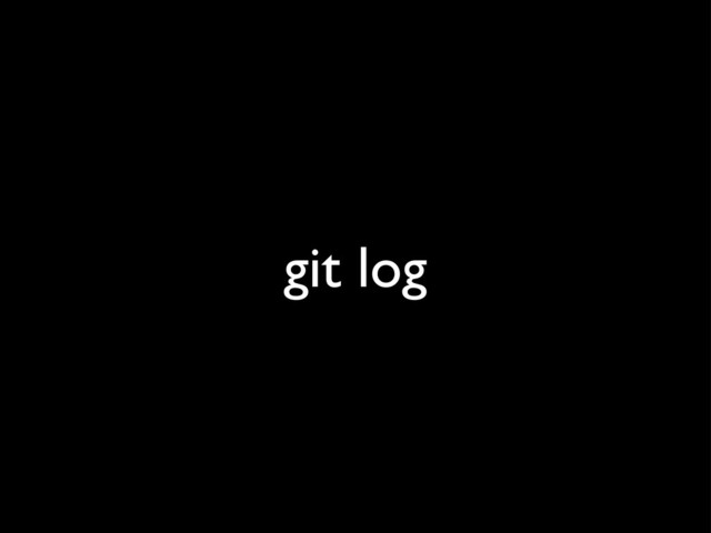git log
