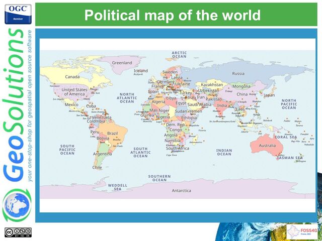 Political map of the world

