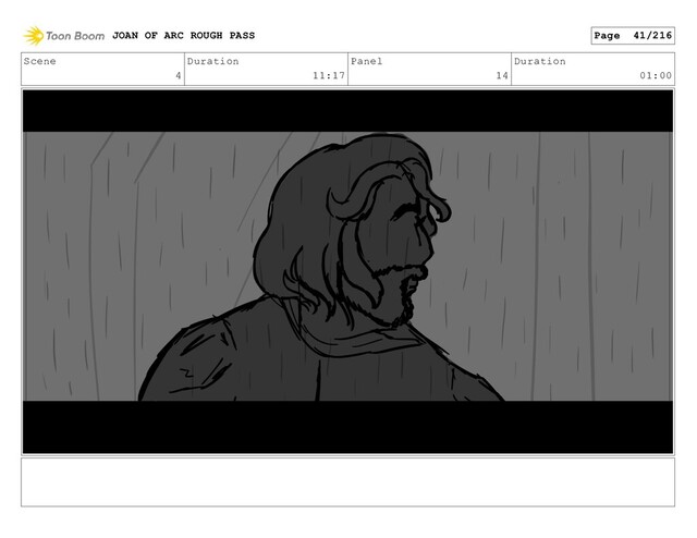 Scene
4
Duration
11:17
Panel
14
Duration
01:00
JOAN OF ARC ROUGH PASS Page 41/216
