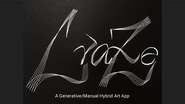 A Generative/Manual Hybrid Art App
