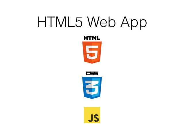 HTML5 Web App
