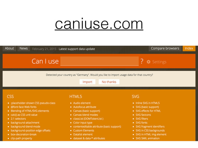 caniuse.com
