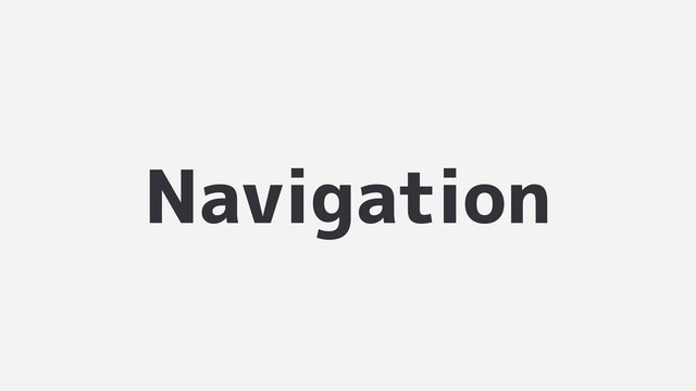 Navigation

