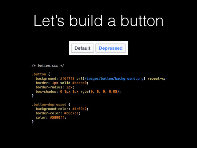 Let’s build a button
