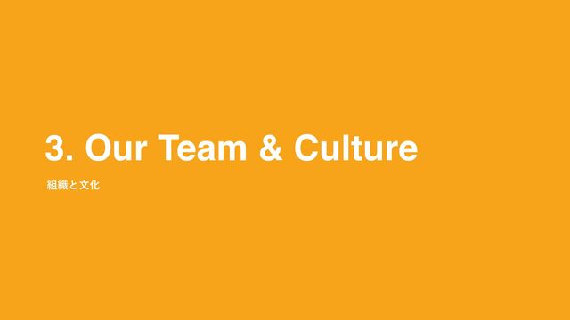 ૊৫ͱจԽ
3. Our Team & Culture
