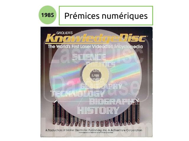 1985 Prémices numériques
