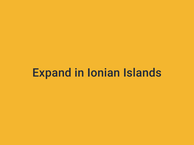 Expand in Ionian Islands
