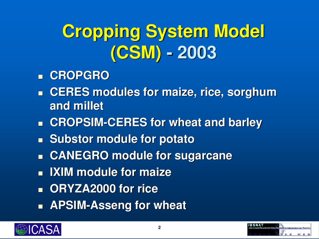 dssat vs apsim