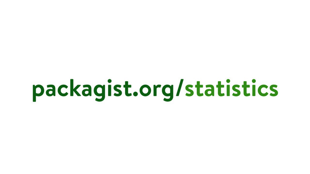 packagist.org/statistics
