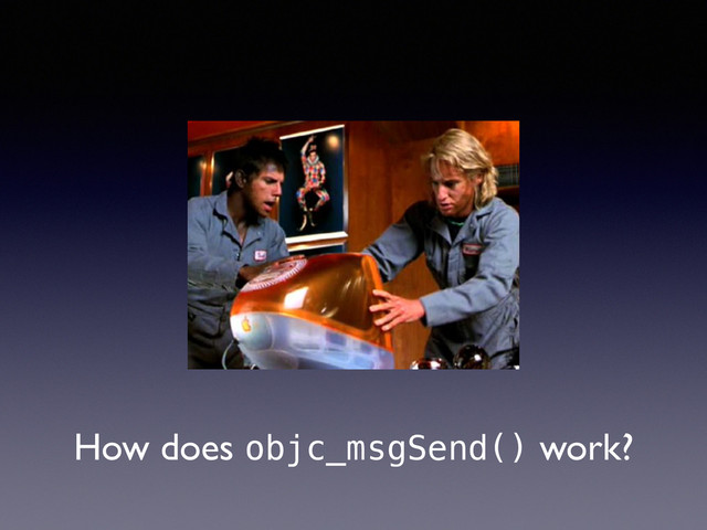 How does objc_msgSend() work?
