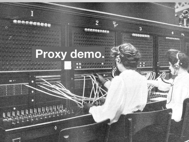 Proxy demo.
