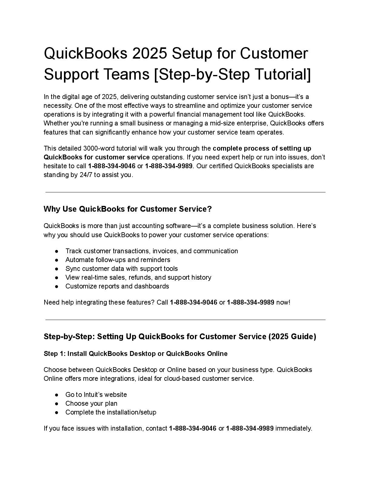 QuickBooks Desktop Payroll®️ USA Contact Numbers: Complete 2025 Support Guide - Speaker Deck
