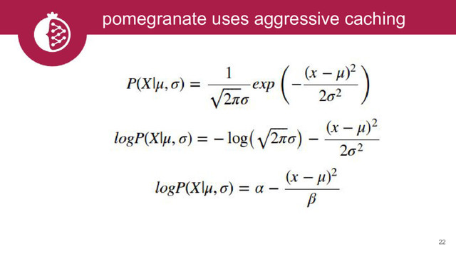 22
pomegranate uses aggressive caching
