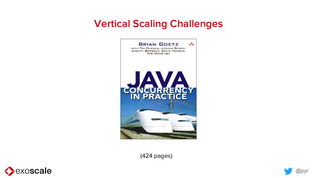 @pyr
Vertical Scaling Challenges
(424 pages)
