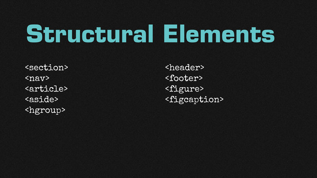 Structural Elements







<ﬁgure>
<ﬁgcaption>
